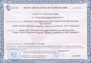 Сертификат СБК Ижевск  