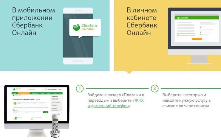 ЖКХ платежи через Сбербанк Онлайн